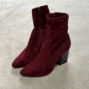 Call It Spring Vegan Suede Ankle Boots